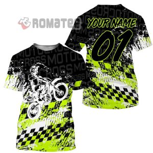 Personalized Motocross Jersey Custom Number Tire Track Motorcycle Shirt Off Road Dirt Bike Racing 3D All Over Print T Shirt Long Sleeve And Hoodie 1