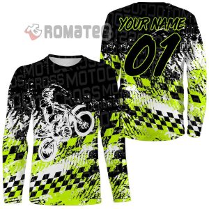 Personalized Motocross Jersey Custom Number Tire Track Motorcycle Shirt Off Road Dirt Bike Racing 3D All Over Print T Shirt Long Sleeve And Hoodie 2