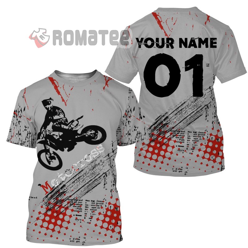 Personalized Motocross Jersey Freestyle FMX Dirt Bike Riders Off-road Motorcycle 3D All Over Print T-Shirt Long Sleeve And Hoodie