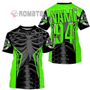 Personalized Racing Jersey Cool Bone Motorcycle Motocross Off Road Riders Racewear 3D All Over Print Shirt 2