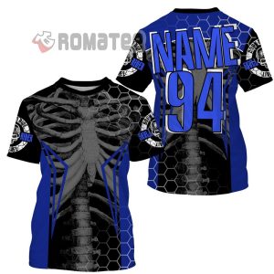 Personalized Racing Jersey Cool Bone Motorcycle Motocross Off Road Riders Racewear 3D All Over Print Shirt 3
