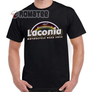 Rainbow Laconia Motorcycle Week 101st Anniversary 2024 T Shirt