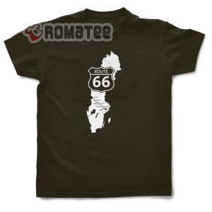 Route 66 Highway American Shirt Biker Shirt Route 66 Motorcycle T Shirt