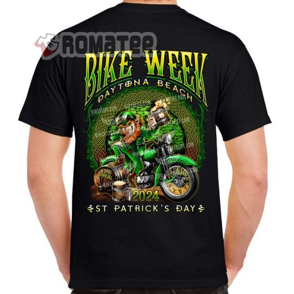 ST Patrick’s Day 2024 Daytona Beach Bike Week 83rd Annual T-Shirt