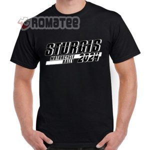 Sturgis Motorcycle Rally 2024 3D Text Printed T Shirt