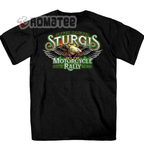 Sturgis Motorcycle Rally 84th 2024 Tour South Dakota Shirt, Sturgis Eagle Motorcycle Rally 2024 T-Shirt