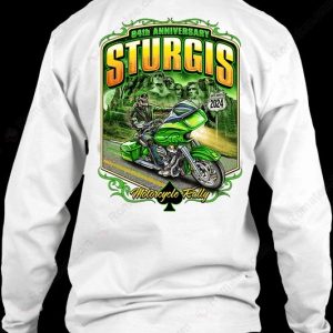 84Th Anniversary Sturgis Motorcycle Rally 2024 Shirt, Skull Ride Motorcycle Sturgis Rally With Mount Rushmore Merch
