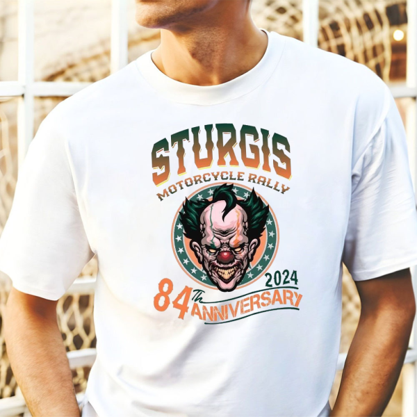 2024 Sturgis Motorcycle Rally Insane Clown Tee Shirts, Sturgis Bike Week 2024 Merch