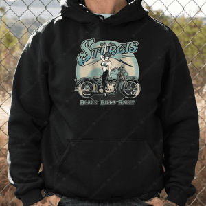 2024 Sturgis Rally 84 Pinup Girl T Shirt Black Hills Rally Merch 3 Hoodie