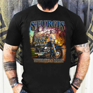 84th Anniversary 2024 South Dakota Merch Sturgis Motorcycle Rally Rushmore Motorcycle Event 2024 T Shirt 1