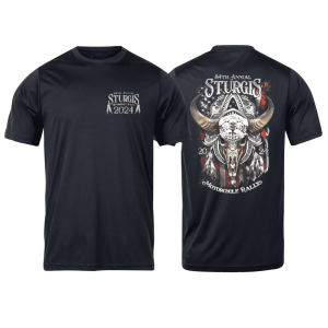 84th Buffalo Skull T-Shirt, 2024 Sturgis Motorcycle Rally Shirt, Patriot Motorcycle Biker Merch