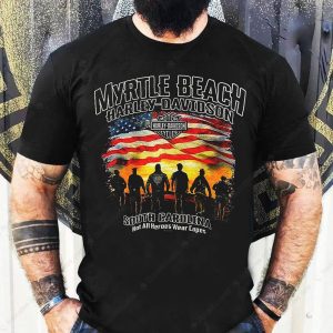 Harley Davidson Myrtle Beach Not All Heroes Wear Capes T-Shirt, Myrtle Beach Bike Week Merch
