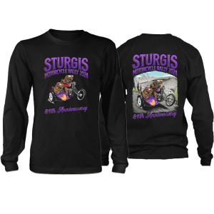 Sturgis Motorcycle Rally Cruisin Needles Highway T Shirt 84th Black Hills Motorcycle Rally Merch 2 Long Sleeve