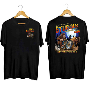 Sturgis Rally Legend of Bigfoot Merch 2024 Anniversary Sturgis Motorcycle Rally T Shirt 1