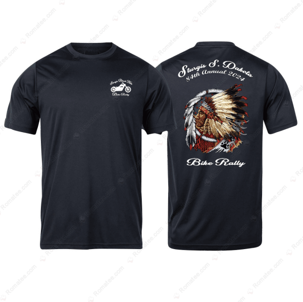 2024 Sturgis Bike Rally Native American Chief T-Shirt, Sturgis 84th Annual 2024 Bike Rally Merch