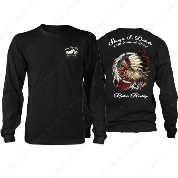 2024 Sturgis Bike Rally Native American Chief T-Shirt, Sturgis 84th Annual 2024 Bike Rally Merch