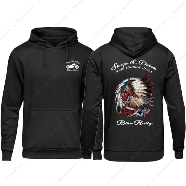 2024 Sturgis Bike Rally Native American Chief T-Shirt, Sturgis 84th Annual 2024 Bike Rally Merch