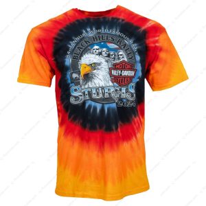 2024 Sturgis Rushmore And Bald Eagle Merch, 84th Black Hills Rally Harley-Davidson 3D All Over Printed