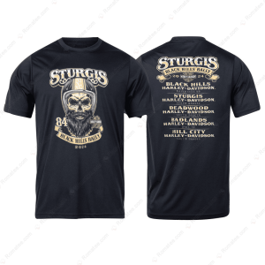 84th Black Hills Rally Beard T Shirt 2024 Sturgis Harley Davidson Merch 1 T Shirt