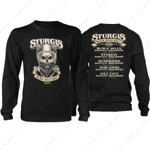 84th Black Hills Rally Beard T-Shirt, 2024 Sturgis Harley-Davidson Merch