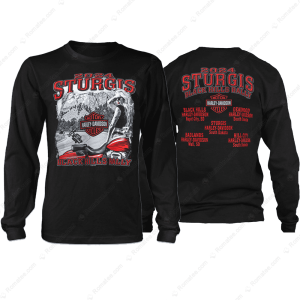 84th Rally Sturgis Pinup T-Shirt, 2024 Sturgis Harley-Davidson Black Hills Rally Merch