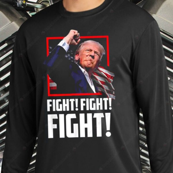 Donald Trump Fight Fighting Fighters T-Shirt, Trump Assassination Pennsylvania Rally Merch