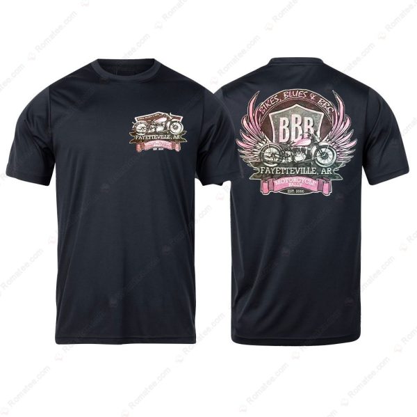 Pink Bikes Blues And Bbq Fayetteville Ar Women Shirts, 24th Wings BBB Motorcycle Rally 2024 Merch