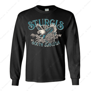 Sturgis Stay Wild 2024 Unisex Merch, Sturgis South Dakota Bald Eagle T-Shirt