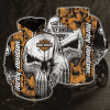 The Punisher Harley Davidson Camo 3D Hoodie All Over Print