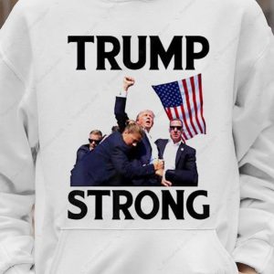 Trump Strong Raised Fist MAGA T-Shirt, Trump 2024 Survives Rally Shirt, Electricians for Trump 2024 Merch