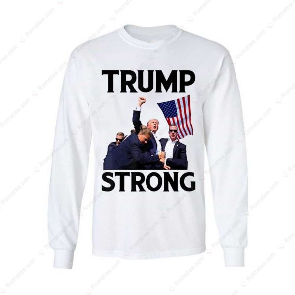 Trump Strong Raised Fist MAGA T-Shirt, Trump 2024 Survives Rally Shirt, Electricians for Trump 2024 Merch