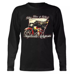 Vintage Bikes Blues BBQ Motorcycle Rally Shirts, Classic BBQ Motorcycle Rally Fayetteville Ar Merch