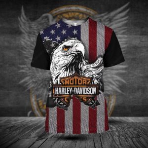 Harley Davidson Patriotic Eagle and Flag Hoodie H D Just Fckn Send It Hoodie 2 tshirt