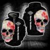 Harley-Davidson Skull And Roses Hoodie, Unique Skull Design for Enthusiasts