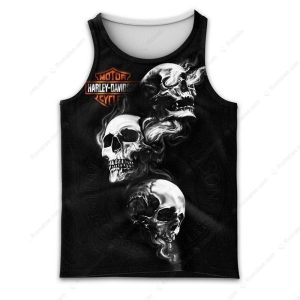 Harley Davidson Three Wise Skulls Hoodie See Hear Speak No Evil Harley Davidson Hoodie 5 tank top