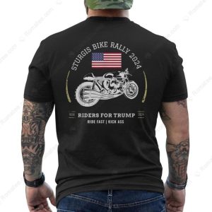 Riders for Trump Sturgis Rally T Shirt, Sturgis South Dakota Bike Rally 2024 Shirt