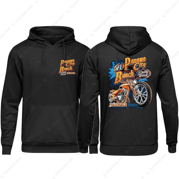 Wicked Steel Thunder Beach Merch, 2024 Panama City Beach Rally Event Hoodie