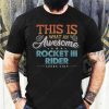 Awesome Rocket 3 Rider Pride Vintage T-shirt, Triumph Rocket III Enthusiast Identity Apparel