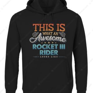 Awesome Rocket 3 Rider Pride Vintage T-shirt, Triumph Rocket III Enthusiast Identity Apparel