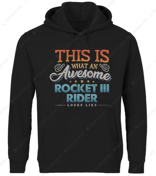 Awesome Rocket 3 Rider Pride Vintage T-shirt, Triumph Rocket III Enthusiast Identity Apparel