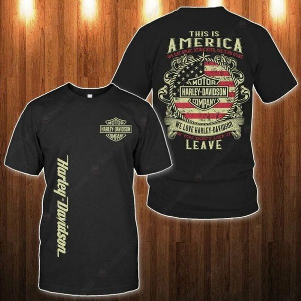 Harley-Davidson American Pride Patriotic Black T-Shirt