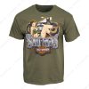 Harley-Davidson Sturgis Pin-Up T-Shirt, Vintage Design with Iconic Motorcycle