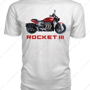 Minimalist Triumph Rocket 3 Biker Pullover Red Rocket III Enthusiast Graphic Hoodie 3 tshirt