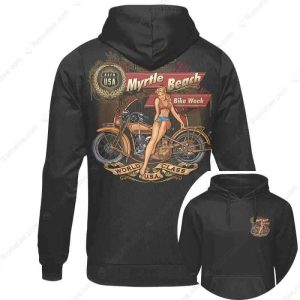 Myrtle Beach Bike Rally Harley Davidson Merch, 2024 Myrtle Beach South Carolina Hoodie