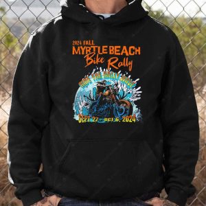 Ride The Rally Wave Shirt Fall Rally Myrtle Beach 2024 Merch Hoodie