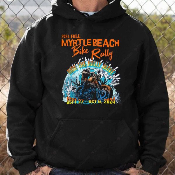 Ride The Rally Wave Shirt, Fall Rally Myrtle Beach 2024 Merch