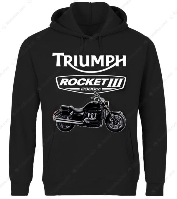 Rocket III Powerful Engine Tribute Classic T-Shirt, Triumph Rocket III 2300cc Rider Tee