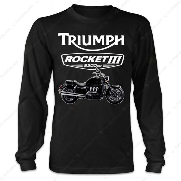 Rocket III Powerful Engine Tribute Classic T-Shirt, Triumph Rocket III 2300cc Rider Tee