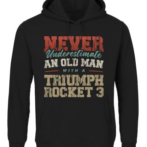 Vintage Triumph Rocket 3 Enthusiast Rider T-Shirt, Humorous Triumph Rocket 3 Riders Confidence Tee