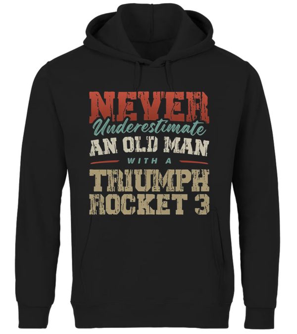 Vintage Triumph Rocket 3 Enthusiast Rider T-Shirt, Humorous Triumph Rocket 3 Riders Confidence Tee